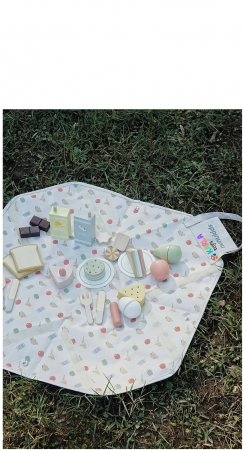 Set de picnic cu accesori din lemn Hai la Picnic! Nunukids [1]