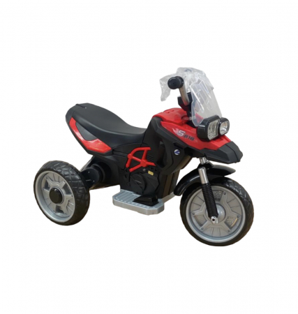 Masinute electrice copii - Motocicleta Electrica, Motor 6v, Sunete, Lumini Rosu