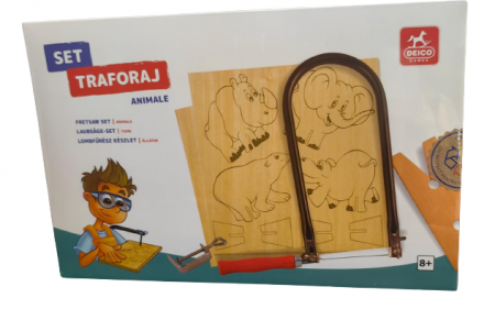 Jocuri creative (3 ani +) - Set de Traforaj pentru Copii