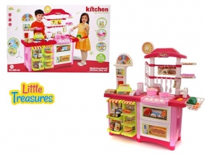 Bucatarii  de Jucarie(3 Ani+) - Fast Food Bucatarie de Jucarie - Bucatarie Copii Mare cu Accesorii