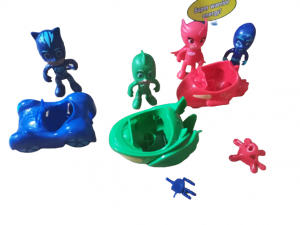 Set figurine cu masinute Eroii in Pijama [3]