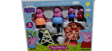 Figurine Desene Animate( 3 ani +) - Set Figurine Peppa Pig, George, Mama si Tata