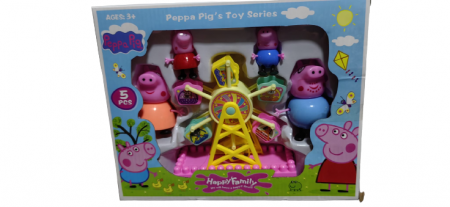 Figurine Desene Animate( 3 ani +) - Set Figurine Peppa Pig, George, Mama si Tata
