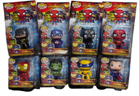 Jucarii desene animate( 3 ani +) - Set 8 Figurine tip POP! Figurine Funko Pop! Avengers