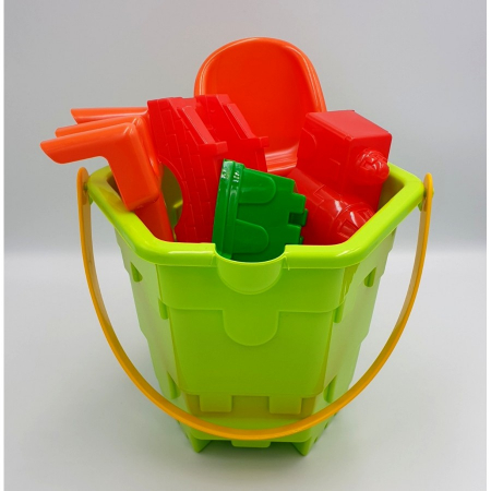 Cadouri - Articole de sezon - Set Galetusa de Nisip cu Accesorii 5 piese