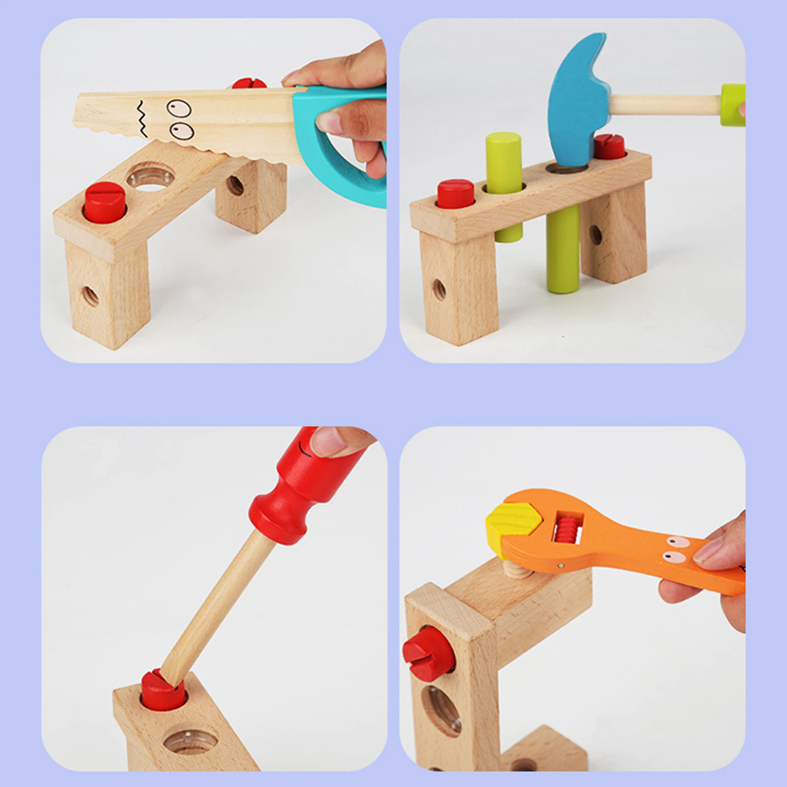 Trusa de Scule din Lemn Montessori Centura cu Scule Micul Mester [5]