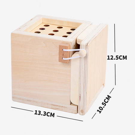 Set Joc educativ Montessori 4 in 1 Cutia permanentei sortare [13]