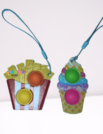 Set Joc Pop It Breloc Push Pop Bubble Fidget [1]