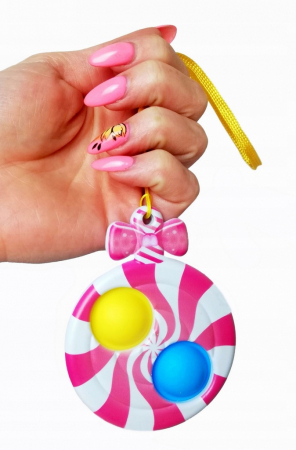 Set Joc Pop It Breloc Push Pop Bubble Fidget [4]