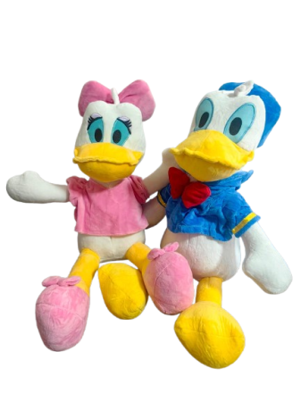 Jucarii din Plus (3 ani +) - Set Jucarii de plus Donald si Daisy Duck 60 cm