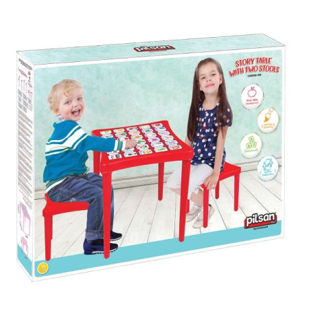 Set Masuta cu 2 Scaunele Pilsan Story Albastru [2]