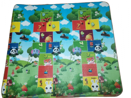Covor de Joaca pentru copii Termoizolant XPE Cife si Animale 180 x 200 cm [1]