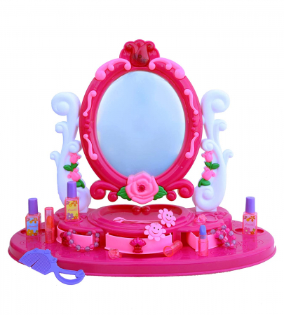 Papusi -Casute- Masute infrumusetare ( 3 ani +) - Set Oglinda infrumusetare Dresser Mirror lumini si sunete