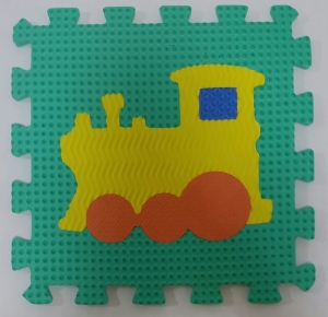 Set puzzel 10 piese cu vehicole - Covoras puzzle vehicole [7]