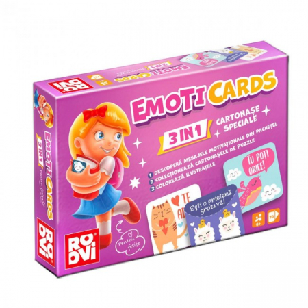 Jocuri educative (3 ani +) - Joc Familie Emotii cards