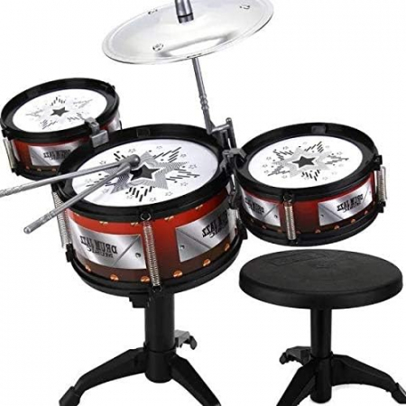 Jucarii muzicale - Set Toba Instrument Muzical pentru Copii - Dezvoltare Muzicala si Coordonare