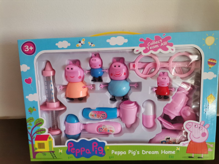 Set scule - Truse doctor copii ( 3 ani +) - Set Trusa Doctor Purcelusa Peppa Pig