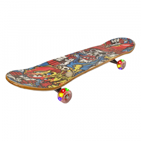 Skateboard FLOTT Roti din Silicon cu Lumini [1]
