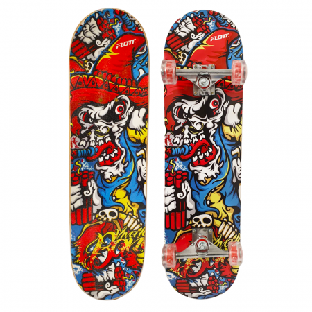 Skateboard si Penny board - Skateboard FLOTT Roti din Silicon cu Lumini