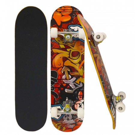 Skateboard si Penny board - Skateboard STS Lemn Aluminiu 79 x 20 cm