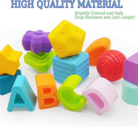 Sortator Forme Bebelusi Joc Educativ Montessori Sortare Forme Hunger [4]