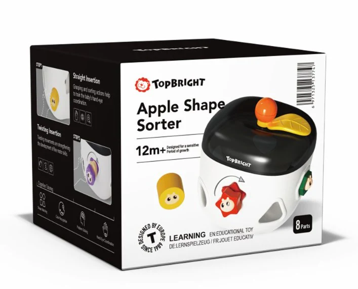 Jocuri educative (3 ani +) - Sortator forme Marul Apple TopBright