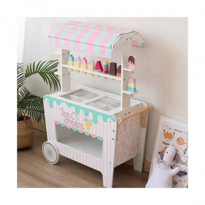 Stand de Inghetata pentru Copii din Lemn – Jucarie educativa cu accesorii [4]