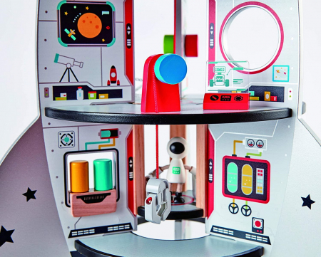 Joc din Lemn Nava Spatiala Racheta Hape [5]