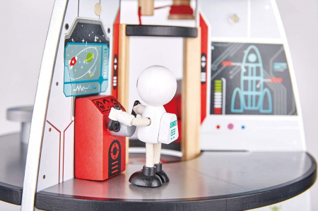 Joc din Lemn Nava Spatiala Racheta Hape [3]