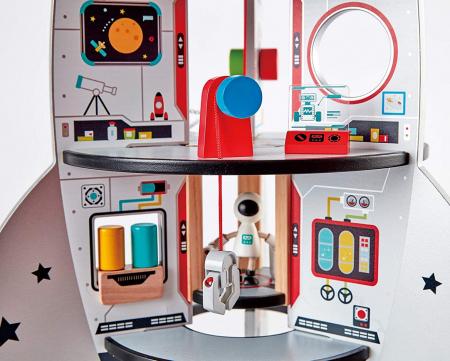 Joc din Lemn Nava Spatiala Racheta Hape [4]