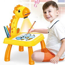 Jocuri educative (3 ani +) - Birou cu Proiector Dinozaur de Imagine si  Accesorii