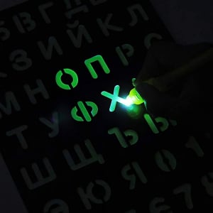 Tabla de Scris cu Lumina Fluorescenta 3D - Plansa de Desen cu Lumina Led [3]