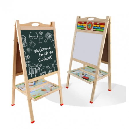 REDUCERI - Tabla Educativa din Lemn  3 in 1