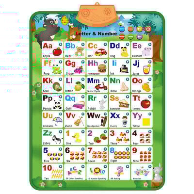Jocuri educative (3 ani +) - Tabla electronica interactiva cu sunete de alfabet