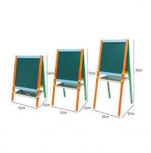 Table educative (3 ani +) - Tabla magnetica cu suport de acuarele reglabila Jumbo