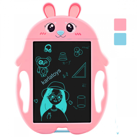 Tableta Grafica pentru scris si desen LCD Iepuras pentru copii [2]