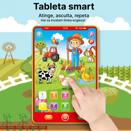 Tableta Y-Pad Interactiva si Educativa - Ferma Animalelor în Limba Engleză [1]
