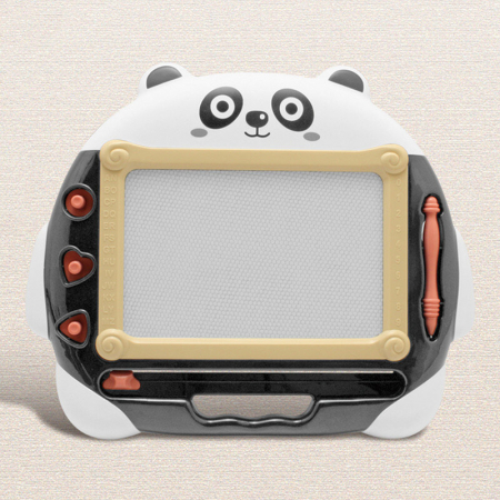 Masute de activitatii ( 9 luni +) - Tablita Magnetică de Scris și Desenat 3 stampile Panda