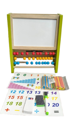 Tablita Multifunctionala cu Abac, Calendar si Ceas in Limba Romana [1]