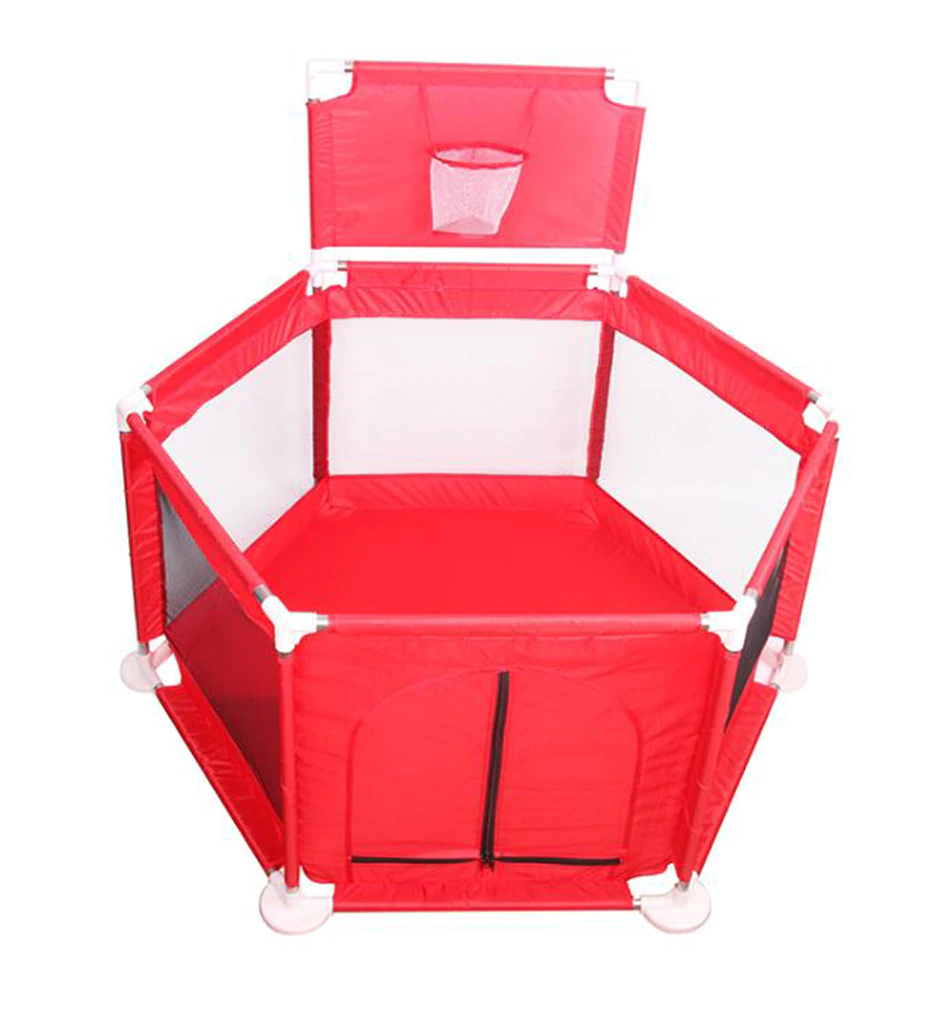 Tarc de joaca Bebe cu cos de baschet si 30 de bile [1]