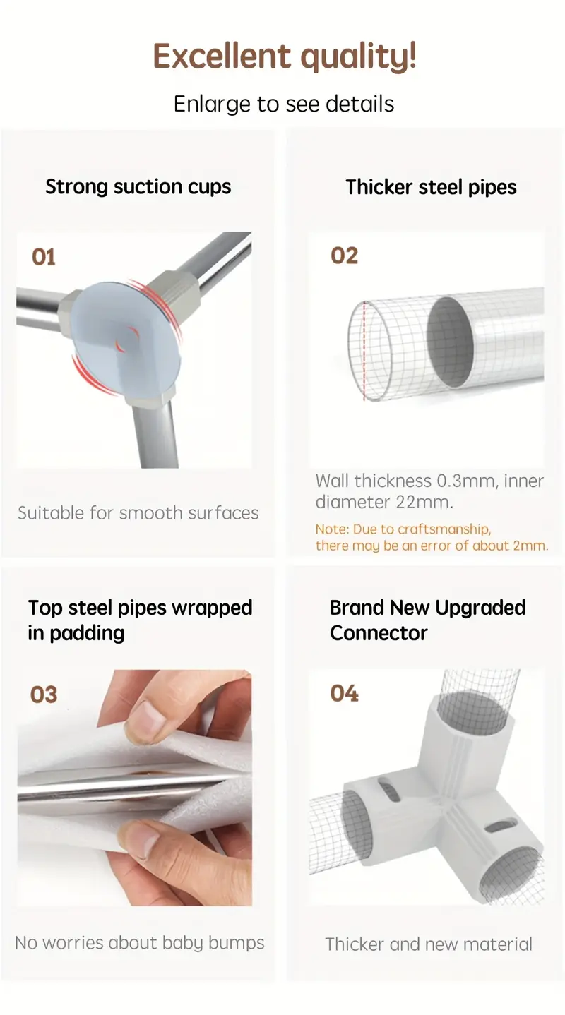 Tarc de Joaca Panda pentru Bebelusi cu Bile Incluse Jumbo 150 x 180 cm [3]