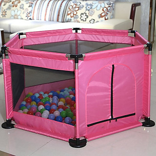 Camera copilului - Tarc de joaca Bebe Hexagonal cu bile