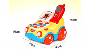 Telefon Bebe cu Sunete si Lumini - Telefon Bebe Masinuta Abero [1]