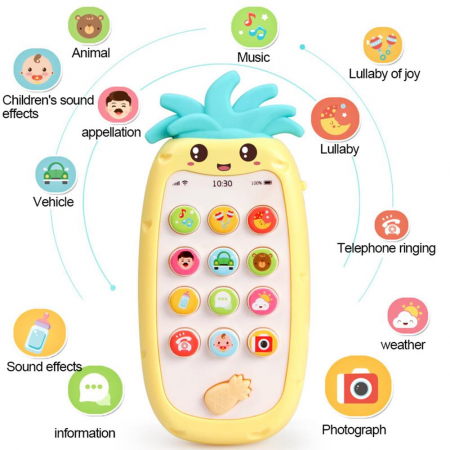 Telefon Interactiv Bebelusi Sunete si Lumini [3]
