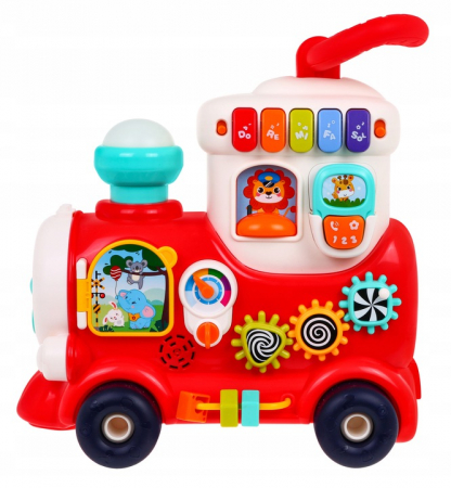Tren Interactiv Premergator Locomotiva Baby Walker 4 IN 1 Hola Toys [2]