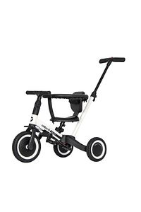Masinute Biciclete cu si fara pedale - Tricicleta 5 in 1 cu maner de impins – de la triciclete impinsa la bicicleta echilibru Negru cu alb