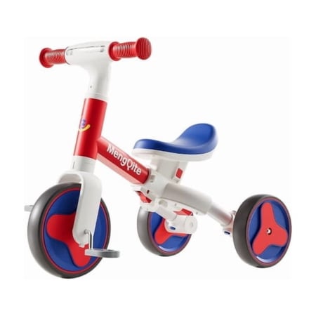 Masinute Biciclete cu si fara pedale - Tricicleta Bicicleta Echilibru 2in1  Rosu, Muzica, 1-6 Ani