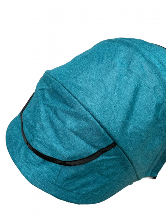 Tricicleta Copii cu Scauna Rotativ Far Sunet si Bara de protectie Detasabila Albastru Turcoaz [8]