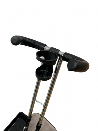 Tricicleta Copii cu Scauna Rotativ Far Sunete si Bara de protectie Detasabila Bej [14]