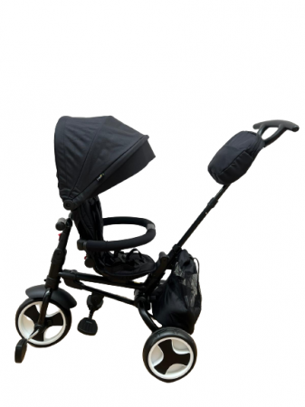 Tricicleta cu scaun rotativ si pozitie de Somn L-Sun Pliabila Negru [2]
